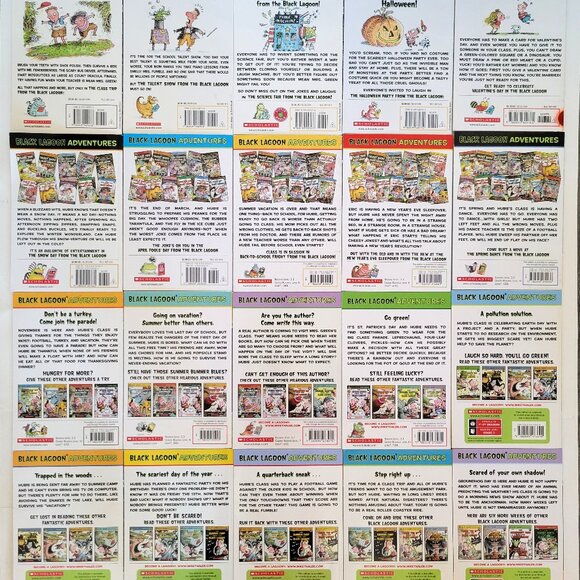 BLACK LAGOON ADVENTURES LOT OF 20 BOYS BOOKS SCHOLASTIC HORROR THRILLER #1-29 - Picture 3 of 16